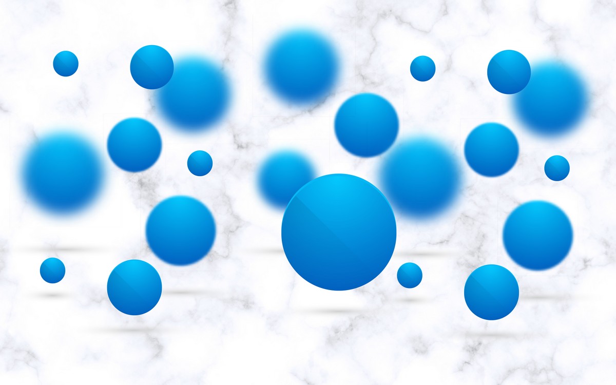 Синие сферы